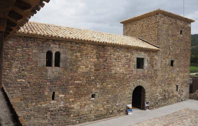 Vista parcial del Palacio de Arce una vez restaurado por el Gobierno de Navarra con fondos europeos