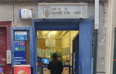Administración nº 1 de Pamplona, en la calle Mayor