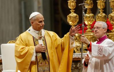 El papa León XVI, en la misa del Gallo