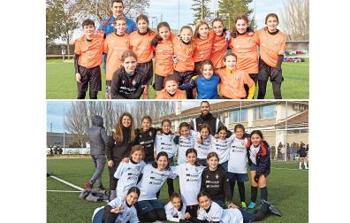San Miguel de Noáin (arriba) y Claret Larraona (abajo), finalistas