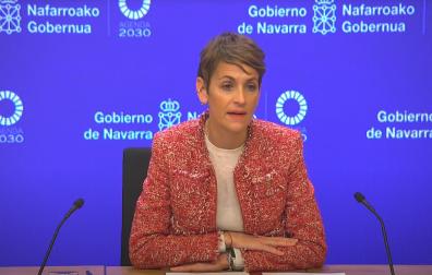 Chivite, en rueda de prensa