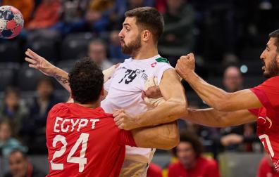 Martim Costa, autor de 6 goles ayer para Portugal ante Egipto