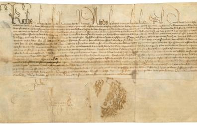 El manuscrito con el que Carlos III creó el Principado de Viana