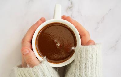 Muchas veces la mejor forma de entrar en calor es con un chocolate caliente...