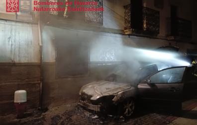 Imagen del incendio en Allo