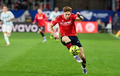 Víctor Muñoz durante el duelo contra el Real Oviedo