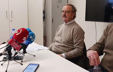 Fernando Vidarte, en la rueda de prensa.