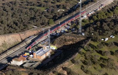 Fotos del accidente mortal ferroviario en Adamuz