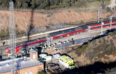Fotos del accidente mortal ferroviario en Adamuz
