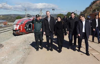 Fotos de la visita de los reyes Felipe VI y Letizia a Adamuz