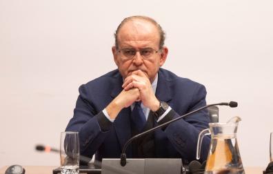 Justo Vicente Pellegrini, exdirector de Acciona Construcción, en la comisión de investigación de Belate