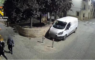 Imagen de uno de los robos cometidos por los jóvenes en una localidad ribera