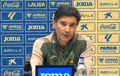 Marcelino, en su comparecencia ante la prensa este viernes, previa al partido ante Osasuna en El Sadar