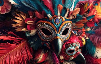 Un taller de máscaras de carnaval es uno de los planes infantiles de este fin de semana.