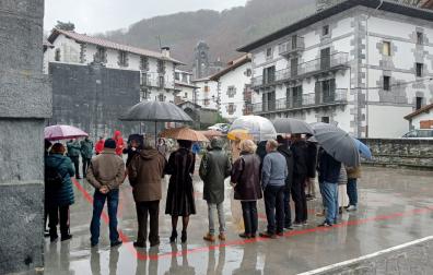 Homenaje a la víctimas del terrorismo en Leitza
