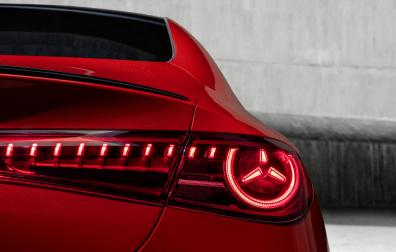 XThe all-new Mercedes-Benz CLA with EQ Technology: exterior: AMG Line Plus, MANUFAKTUR patagonia red metallic