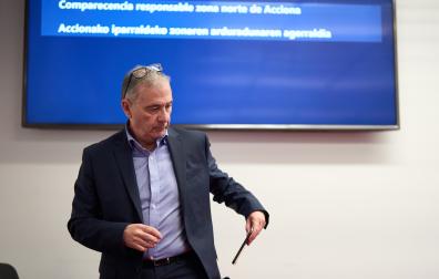 El gerente de la zona norte de Acciona Construcción, Eduardo Montes de Frutos