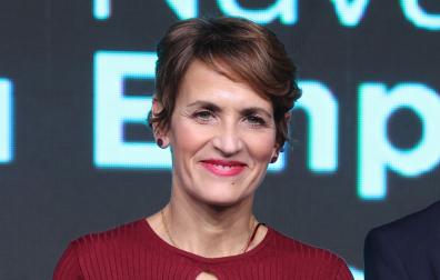 María Chivite, durante la entrega del Premio Navarra Empresarial 2026.