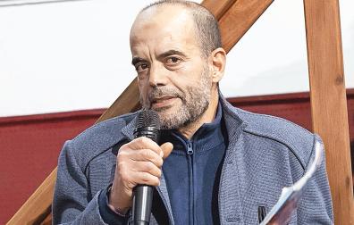 Abderrahmane Hammas, durante su intervención