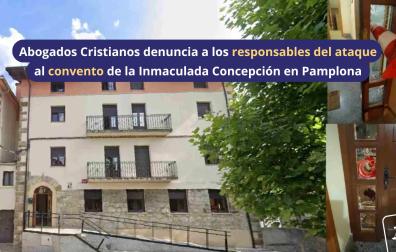 Imagen compartida en X por la Fundación Española de Abogados Cristianos para denunciar el ataque