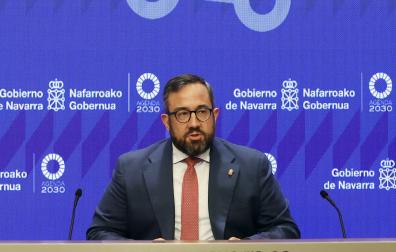 El vicepresidente primero, consejero de Presidencia e Igualdad y portavoz del Gobierno Javier Remírez