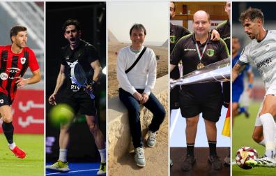 David García, Jon Sanz, Imanol Arregui, Iñaki Ániz y Javi Martínez, futbolistas navarros residentes en países afectados por el conflicto entre Israel, Estados Unidos e Irán