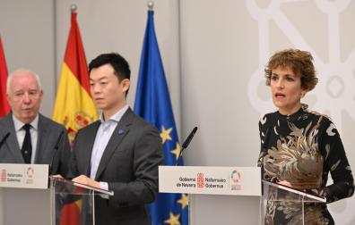 Chivite informe sobre una inversión en Navarra de una empresa china