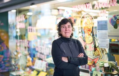 Olga Martínez, presidenta de la Asociación de Comerciantes de Navarra
