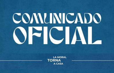 Imagen que acompañó al comunicado del Alcoyano