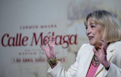 Carmen Maura estrena 'Calle Málaga', que llega a los cines el 1 de abril