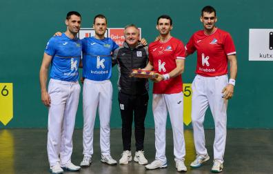 Elección de material para la final del Campeonato de Parejas.