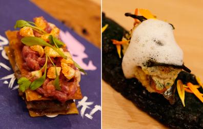 "Bordaxaki Sando" y "Anchoa en ascuas"