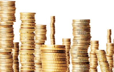 Imagen de monedas apiladas