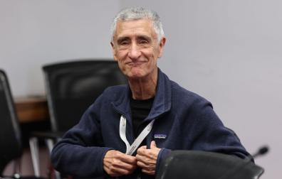 El exdirector de la empresa minera Geoalcali, Pedro Rodríguez Fernández, este miércoles en su comparecencia en la comisión de investigación del Parlamento de Navarra