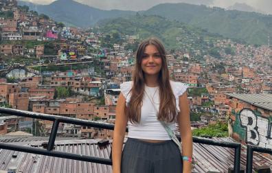 Nerea Pena Hualde, en Colombia