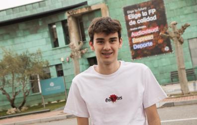 Ibai Espinosa Ruiz, alumno de 1º de Enseñanza y Animación Sociodeportiva de Foro Europeo.