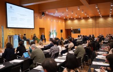 En el estrado, Fernando De Casso, Jon Gurutz, Belén Galindo y Luis Martínez Muñoz