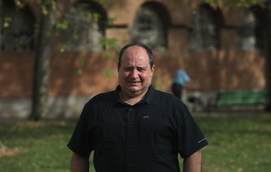 Iñaki Ániz ha descansado estos últimos días en Pamplona antes de regresar de nuevo a Catar