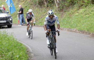 Naito Quintana, en la etapa.