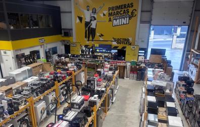 La tienda Electro Outlet Pamplona, ubicada en Mutilva