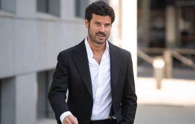 El hijo de Luis Bárcenas, Guillermo Bárcenas, a su llegada a la Audiencia Nacional.