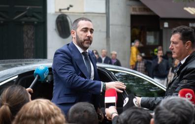 El empresario Víctor de Aldama, este miércoles a su llegada al Tribunal Supremo