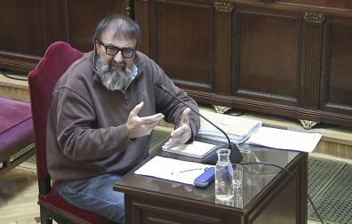 Koldo García, en un momento de su declaración en el Tribunal Supremo