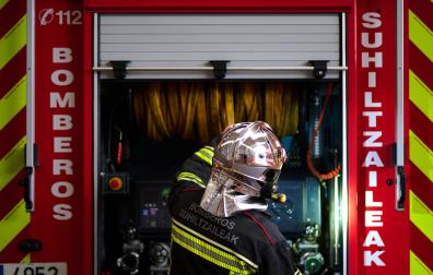 Un camión de Bomberos de Navarra