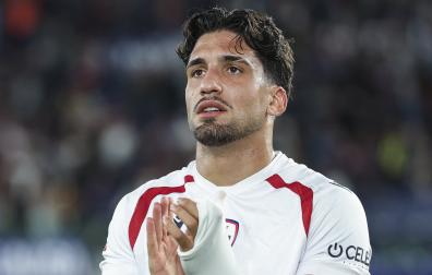 Iker Benito, el pasado viernes en Valencia después de reaparecer tras la lesión de rodilla
