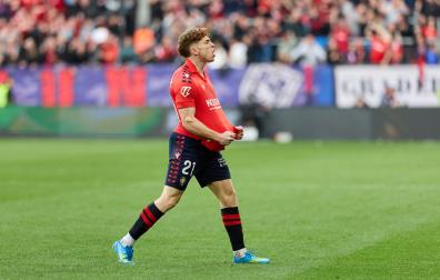 Víctor Muñoz celebra el gol que marcó al Espanyol
