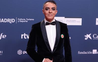 El actor Ángel Ruiz posa a su llegada a la gala de la cuarta edición de los Premios Talía