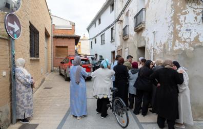Vecinos de Arguedas, consternados tras el crimen de este lunes