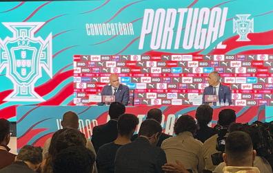 El seleccionador de Portugal, Roberto Martínez,anuncia la lista de jugadores convocados para el Mundial de 2026