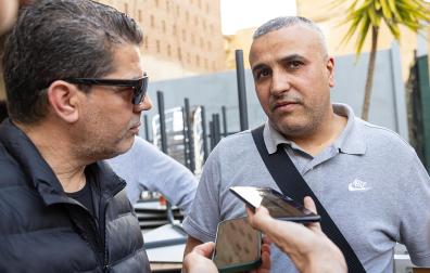 Mohamed El Yousfi -a la dcha.- junto a Mohamed Amnay